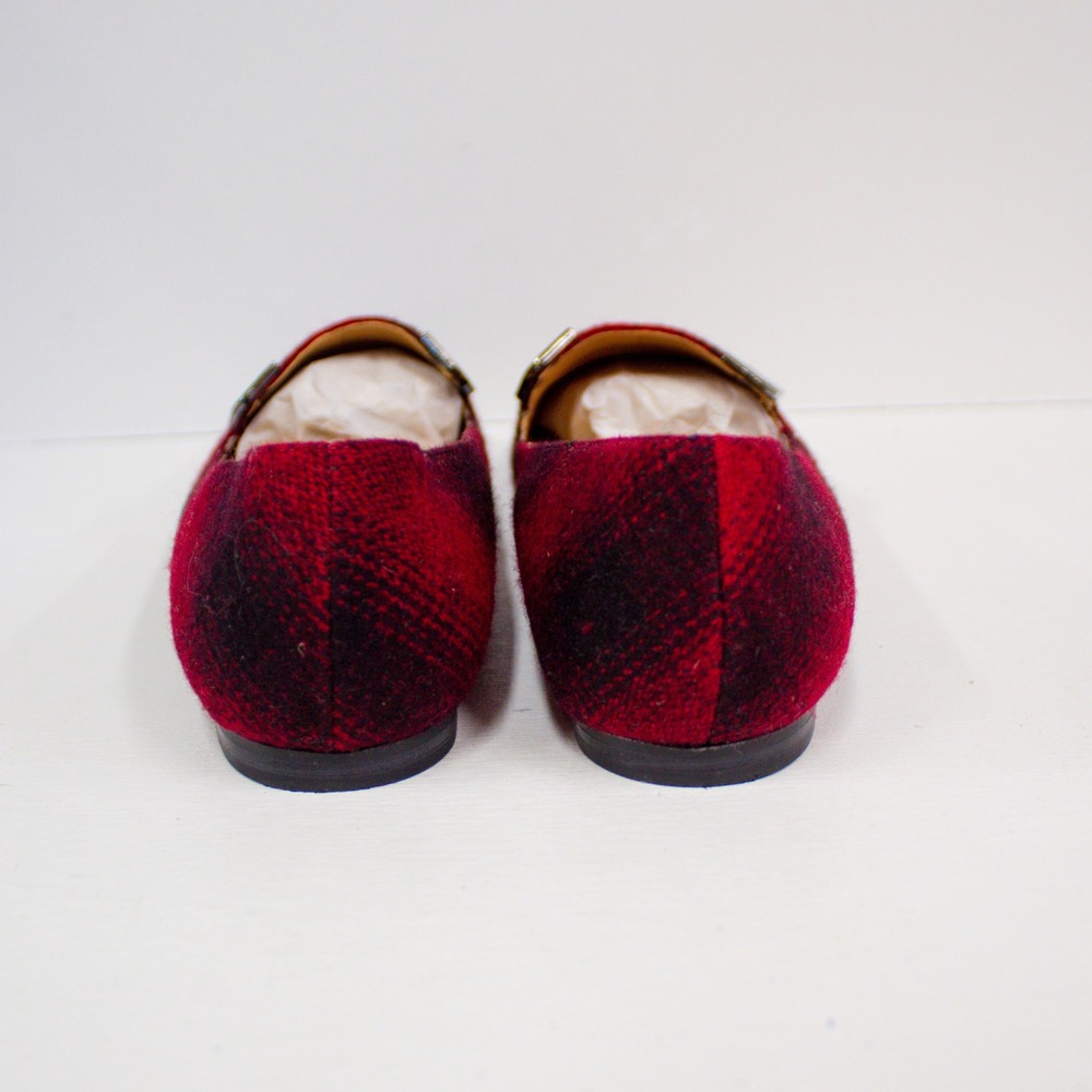 Enzo Angiolini Loafers/ Flats Tartan Pattern Women's Sz 7.5- Modern Chic - Picture 5 of 8